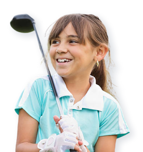 young junior golfer